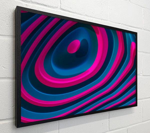 Cyan And Magenta Layers