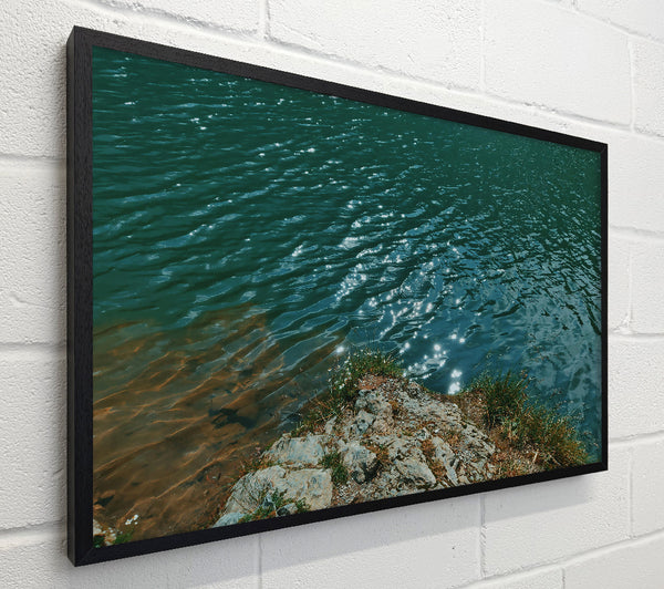 Emerald Rippling Water