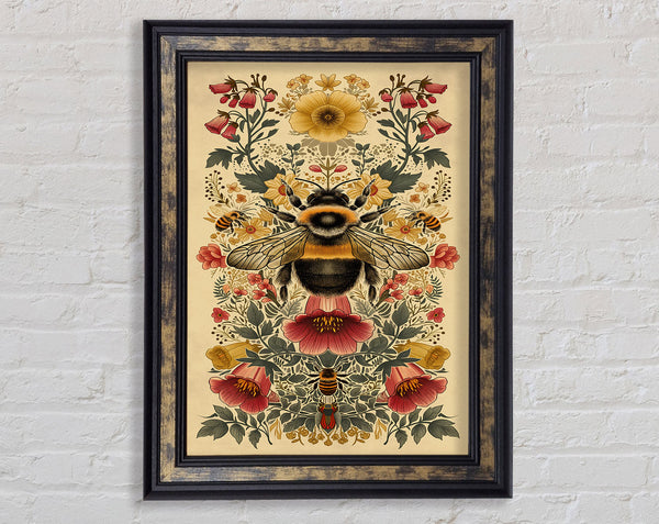 Bumblebee Nature Framed Print