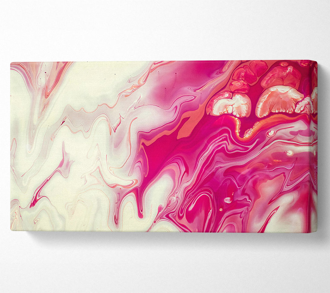  A Canvas Print of Crimson Swirls And Dreams Canvas Art