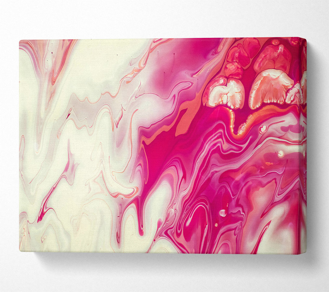 A Canvas Print of Crimson Swirls And Dreams Canvas Art