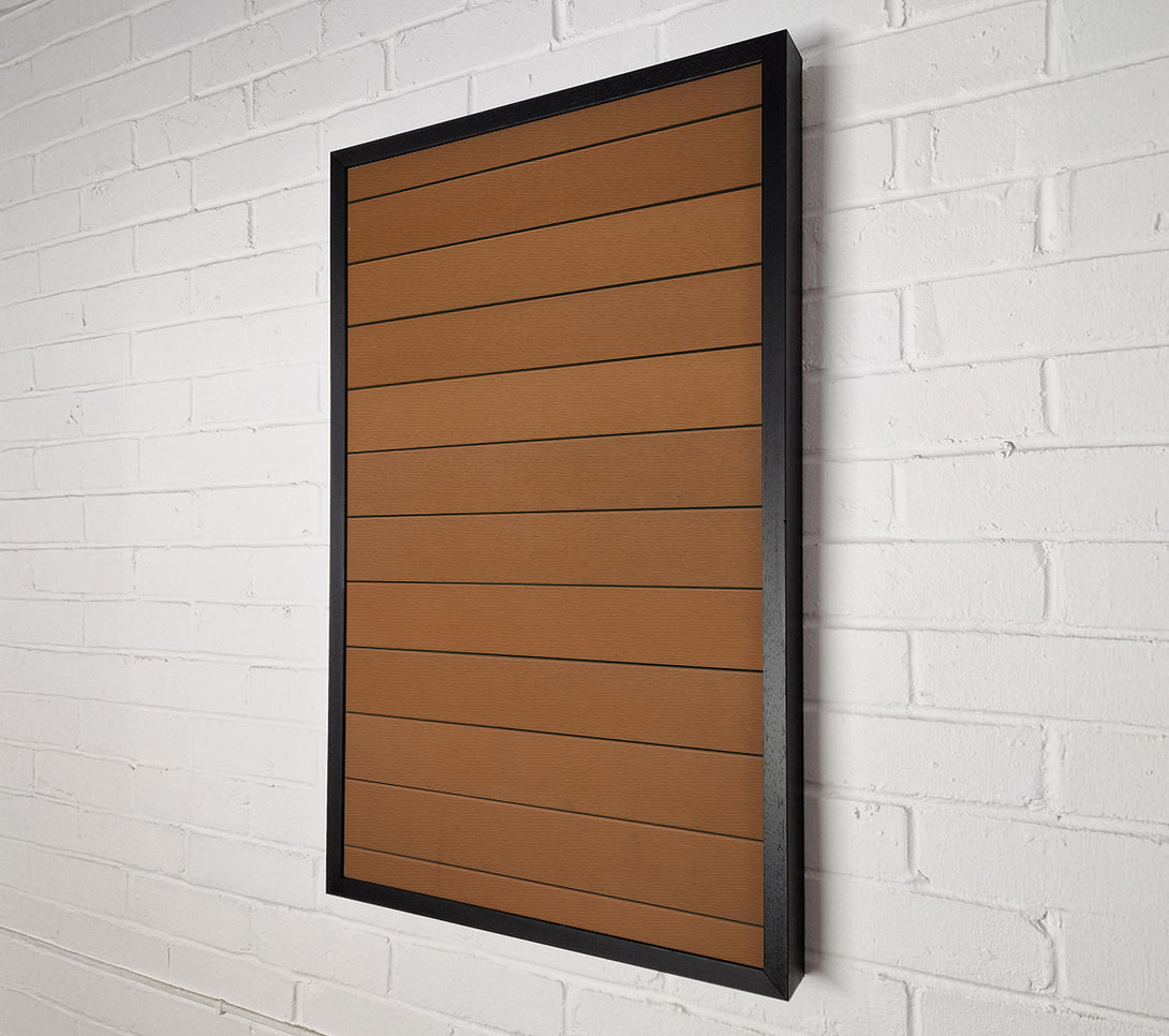  A Canvas Print of Sienna Plank Texture Canvas Print