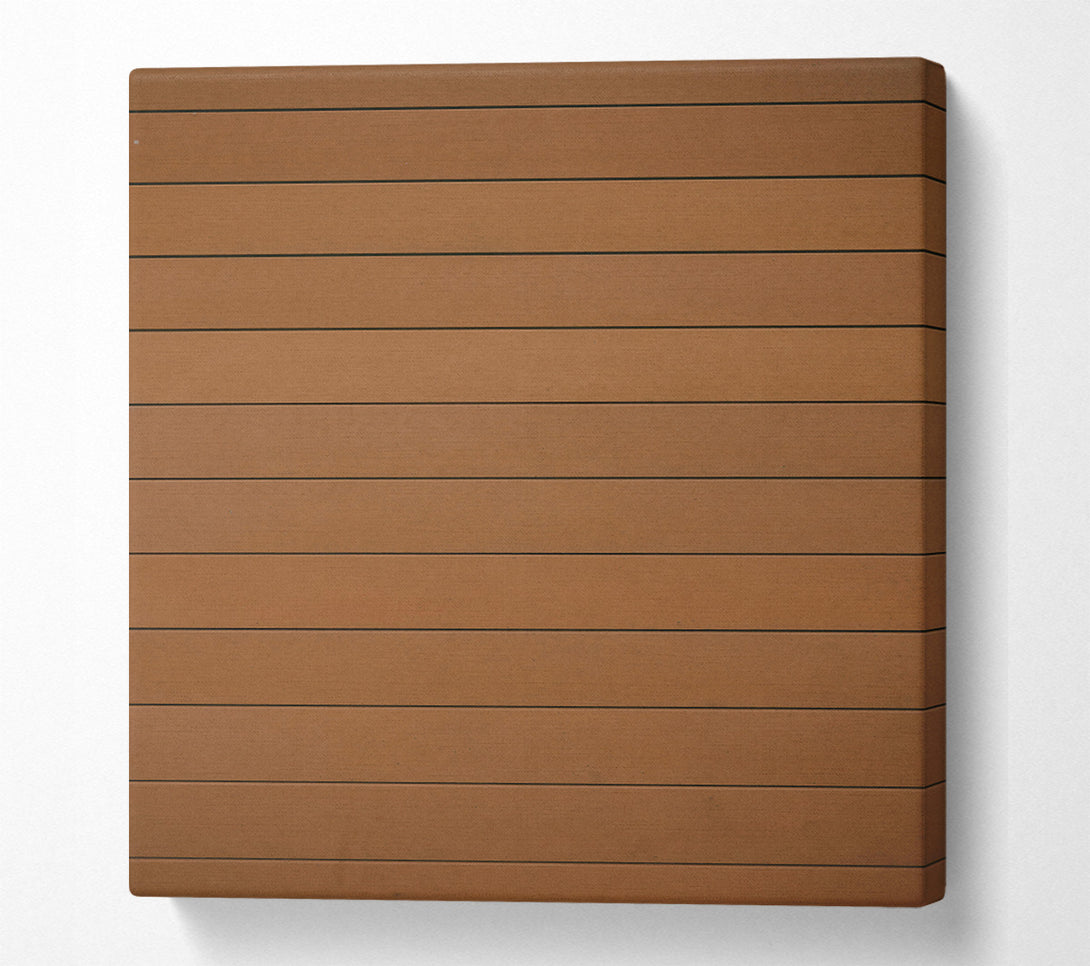  A Canvas Print of Sienna Plank Texture Canvas Print