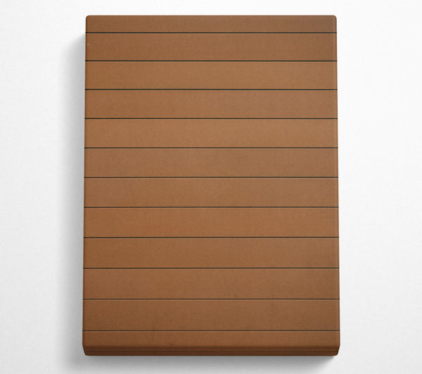  A Canvas Print of Sienna Plank Texture Canvas Print