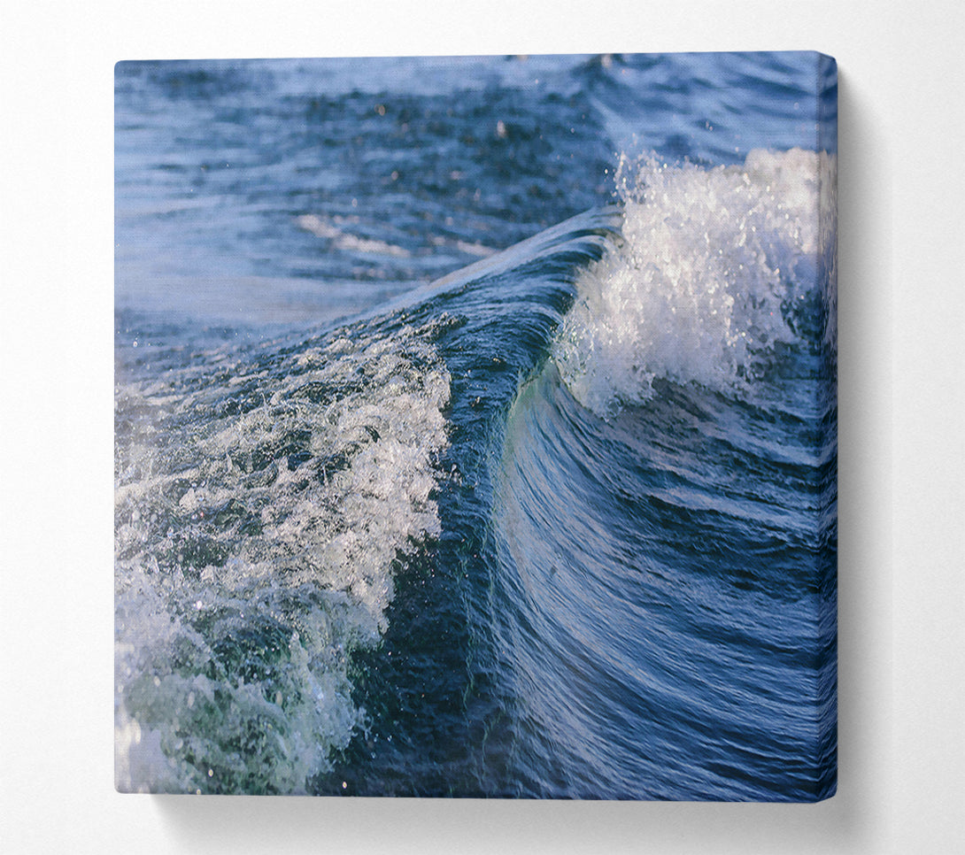  A Canvas Print of Azure Ocean Wave Canvas Wall Art