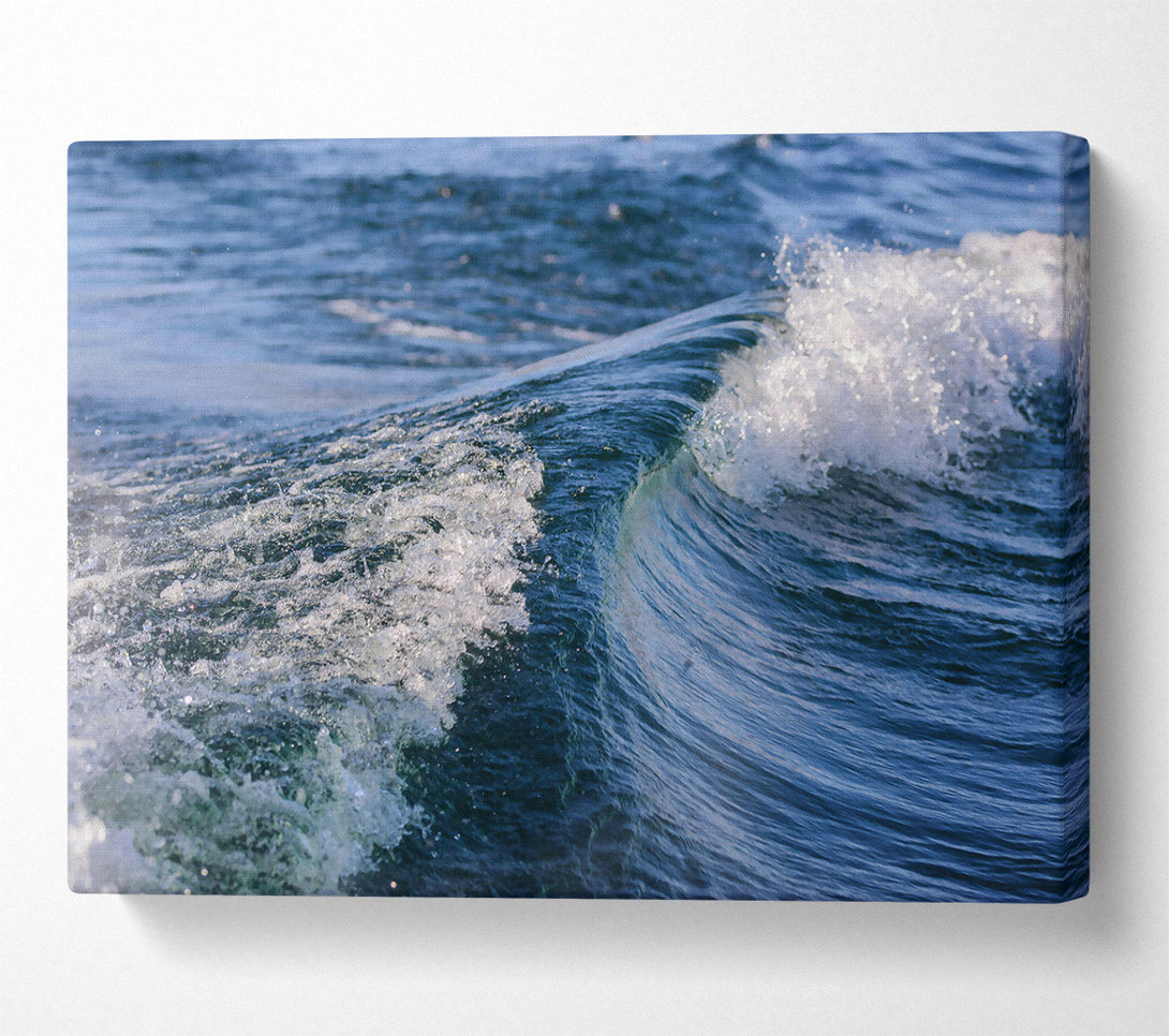  A Canvas Print of Azure Ocean Wave Canvas Wall Art