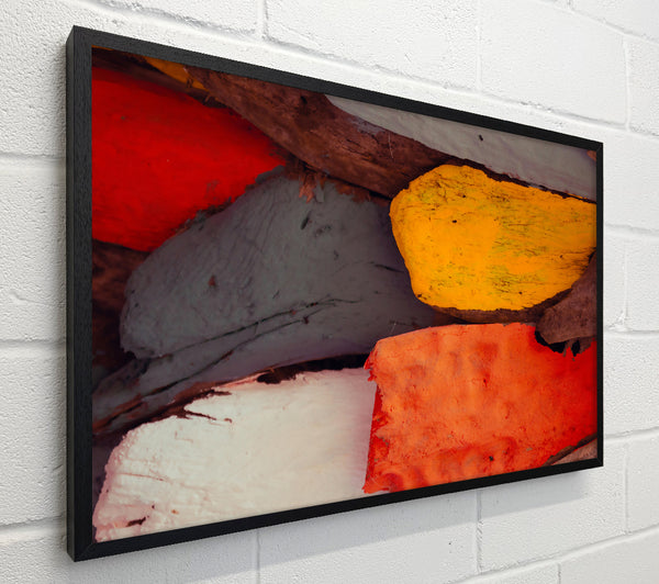 Orange Wood Layers