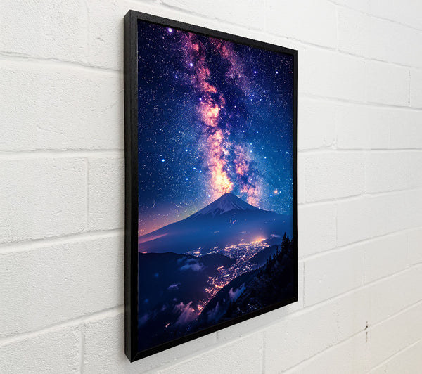 Blue Starry Mountaintop