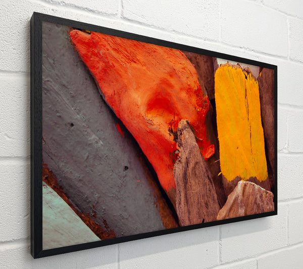 Stained Orange Driftwood