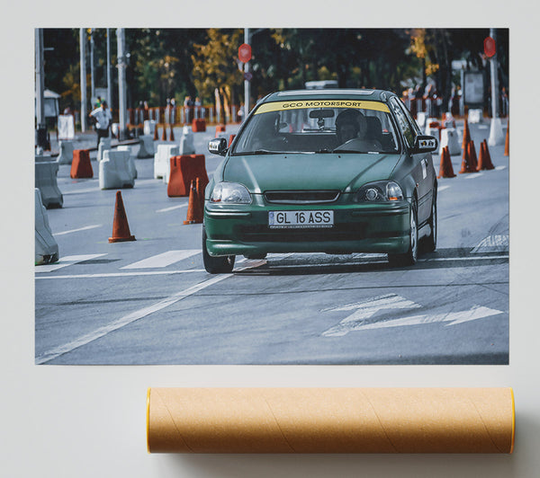 Green Machine'S Turning Point Giclee Print