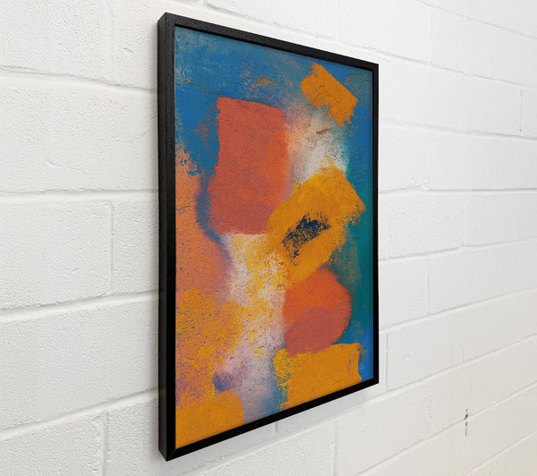 Orange Abstract Wall Art