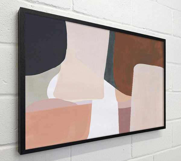 Peach Abstract Shapes