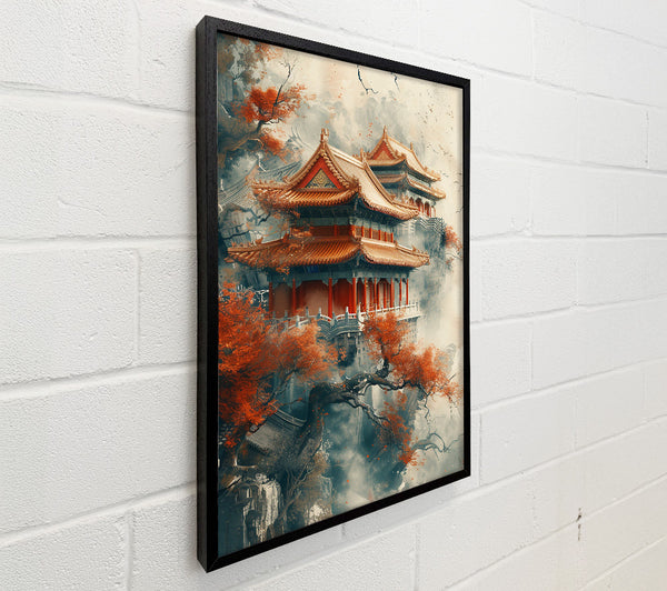 Golden Temple In Mist
