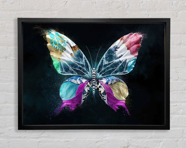 Butterfly Explosion Framed Print