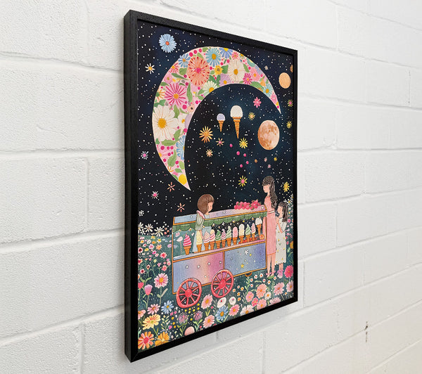 Pink Moon Ice Cream Cart