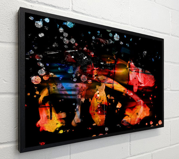 Red And Black Splatters