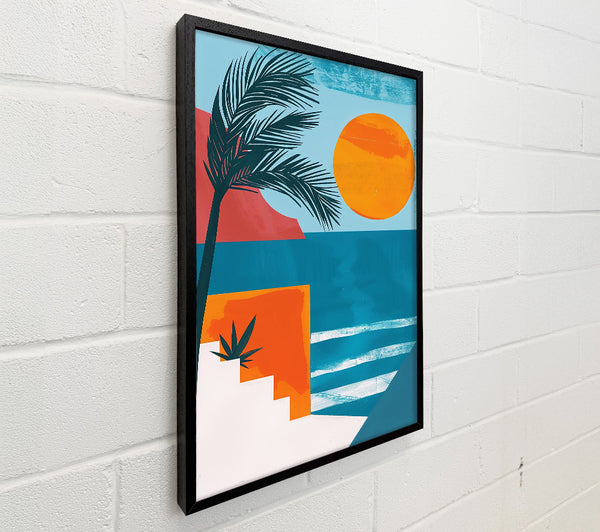 Teal Sunset Escape