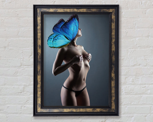 Butterfly Nude Framed Print