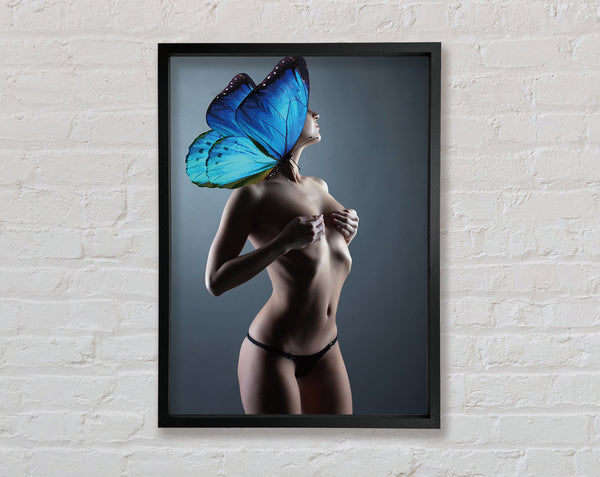 Butterfly Nude Framed Print