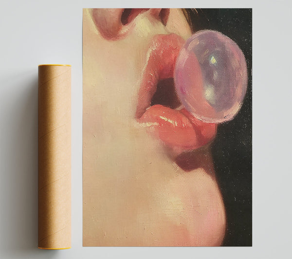 Pink Bubblegum Dream Poster