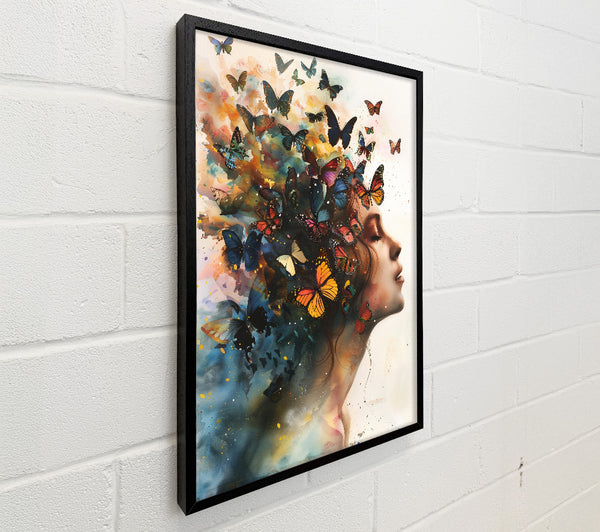 Butterfly Woman Explosion