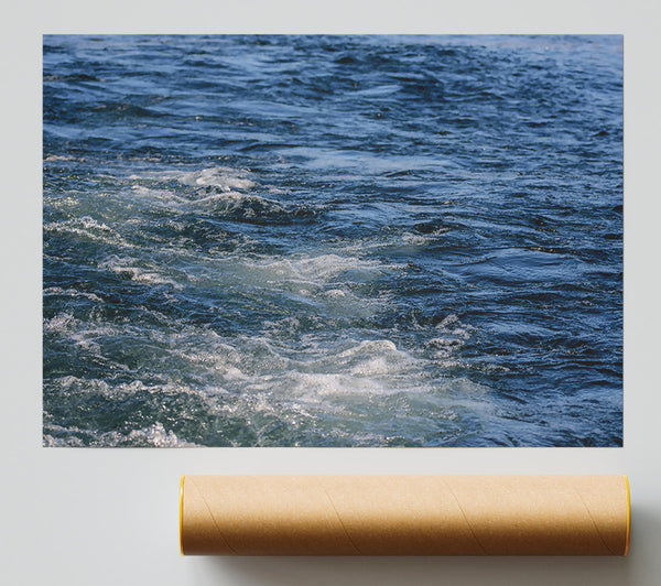 Azure Water'S Wake Giclee Print