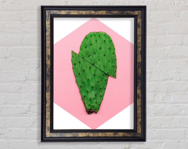 Cactus Cut Framed Print