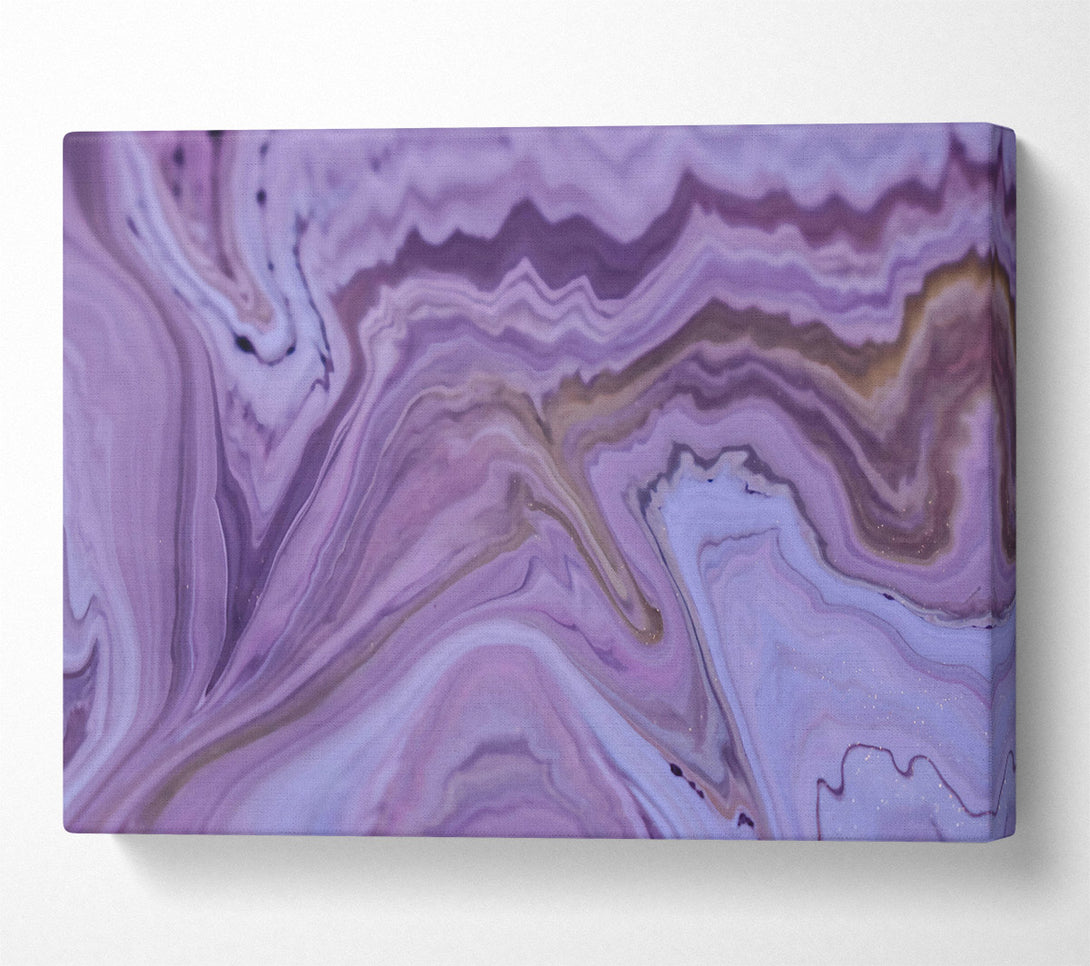  A Canvas Print of Lavender Swirling Dreams Canvas Wall Art