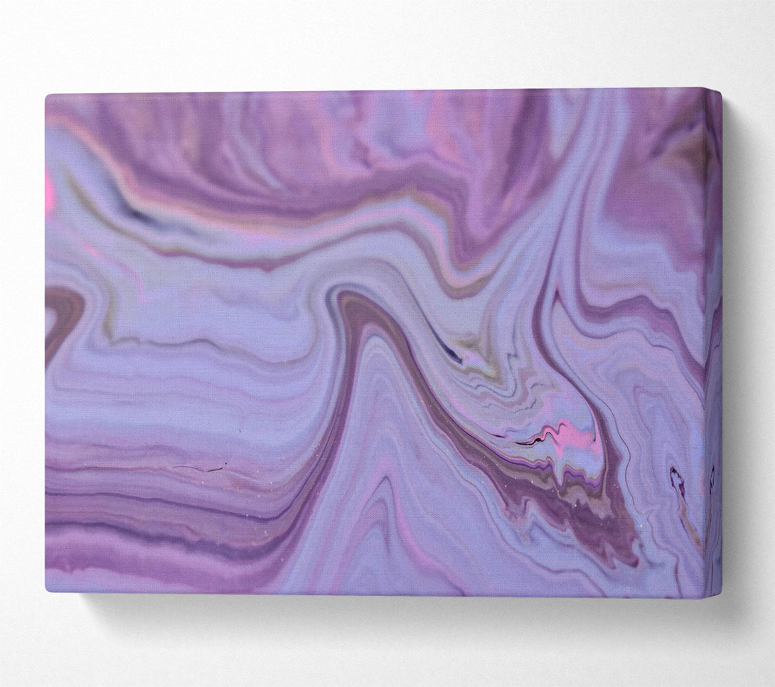  A Canvas Print of Lavender Swirling Dreams Canvas Wall Art