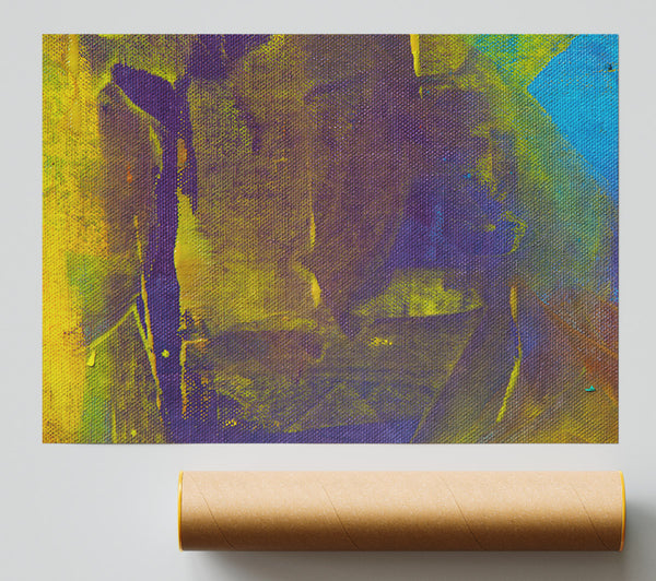 Purple And Yellow Hues Poster