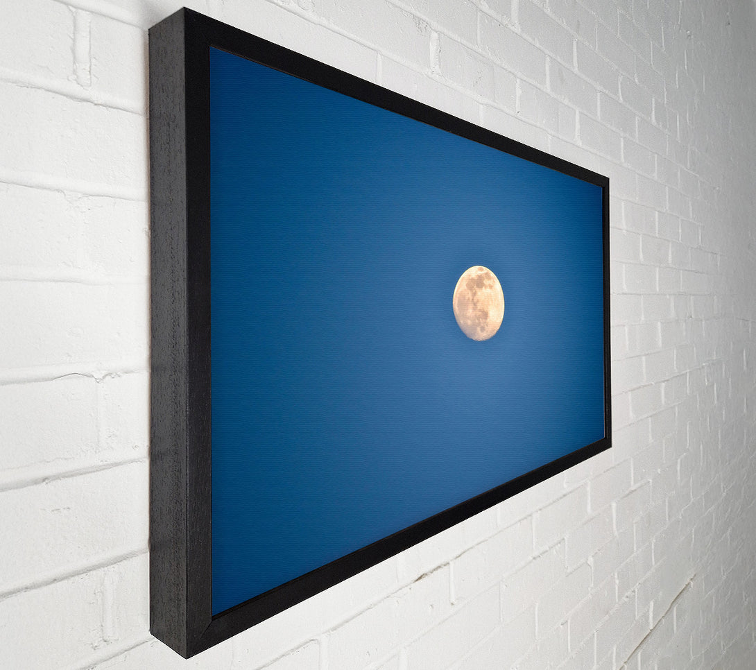  A Canvas Print of Blue Sky Moon Glow Canvas Print