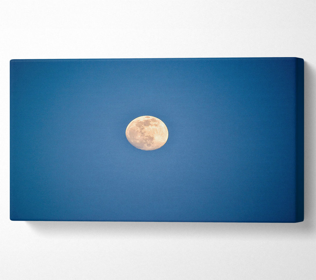  A Canvas Print of Blue Sky Moon Glow Canvas Print