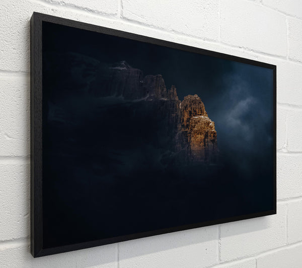 Golden Peak In Darkness