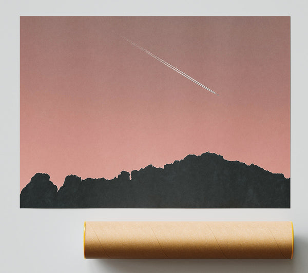 Rose-Colored Contrail Giclee Print