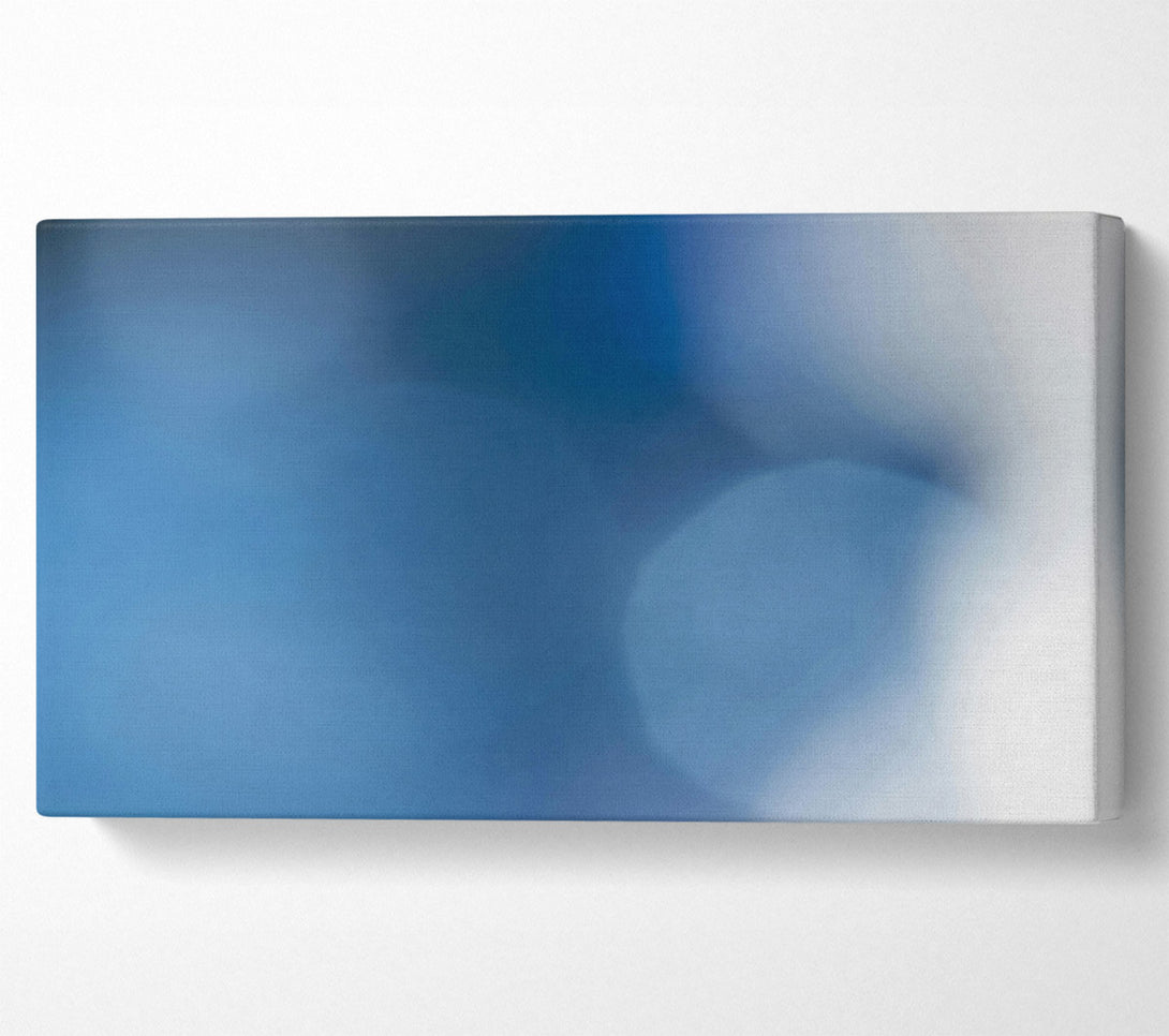  A Canvas Print of Azure Light Blurs Canvas Wall Art