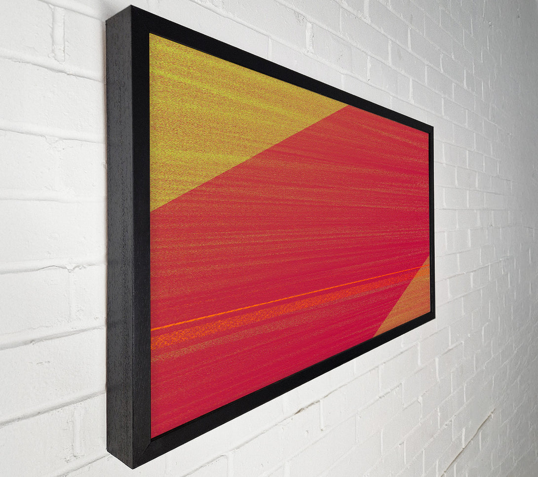  A Canvas Print of Crimson Diagonal Lines Canvas Wall Art