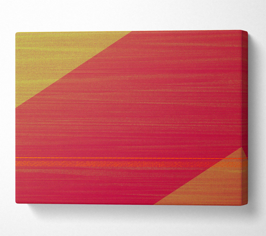  A Canvas Print of Crimson Diagonal Lines Canvas Wall Art