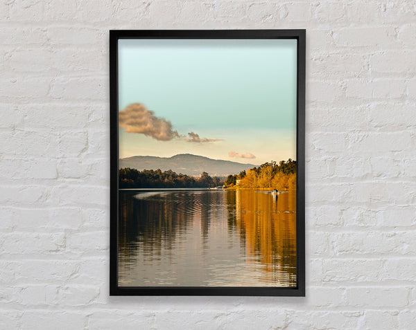 Calm Lake Framed Print