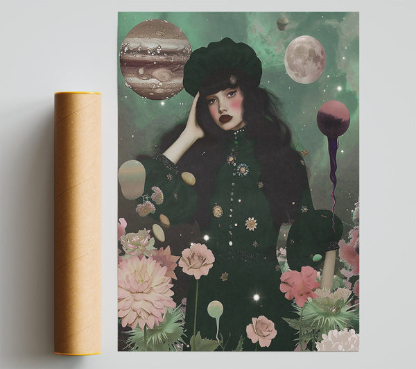 Emerald Cosmic Dream Print