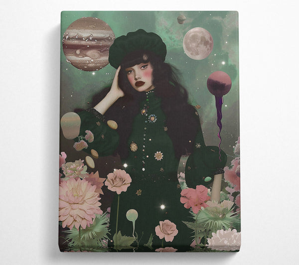  A Canvas Print of Emerald Cosmic Dream Canvas Art