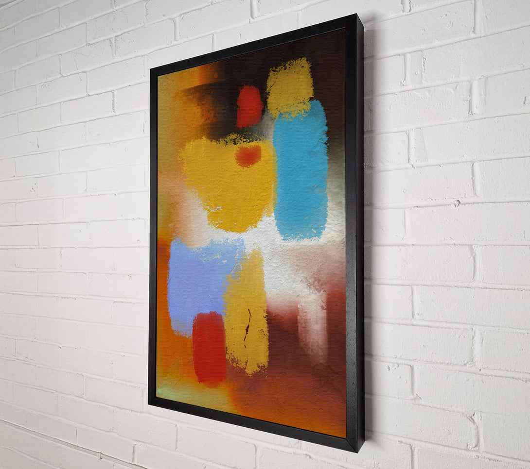  A Canvas Print of Golden Hues Of Abstract Canvas Wall Art