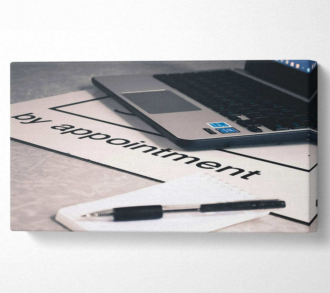  A Canvas Print of Silver By Appointment Canvas Print
