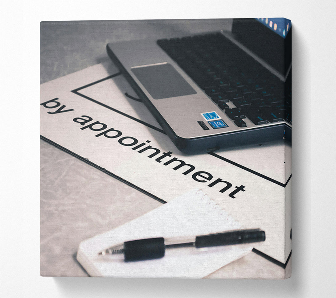  A Canvas Print of Silver By Appointment Canvas Print