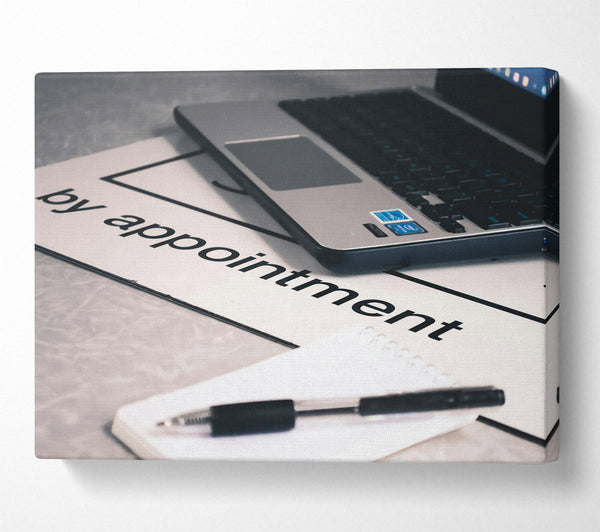  A Canvas Print of Silver By Appointment Canvas Print