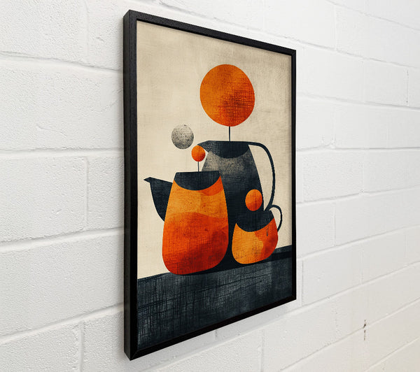 Orange Mid-Century Still Life