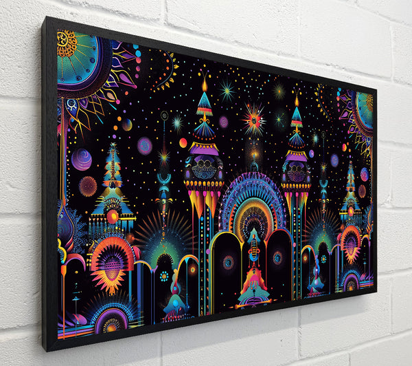 Neon Cityscape Dreamscape