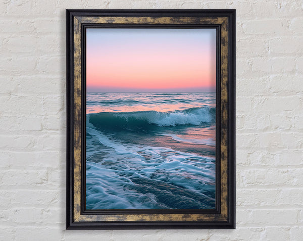 Calm Sea Sky Framed Print