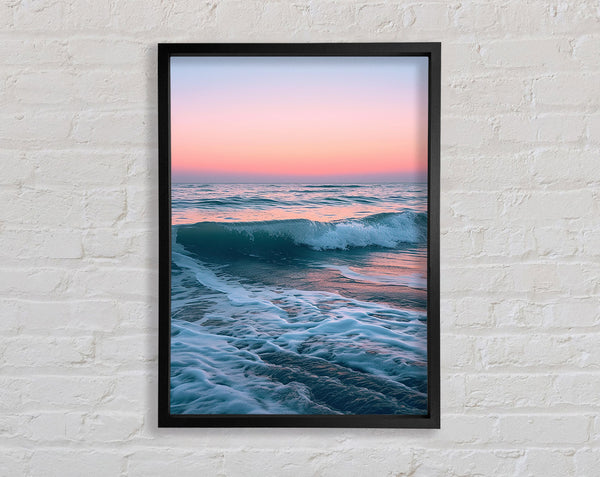 Calm Sea Sky Framed Print