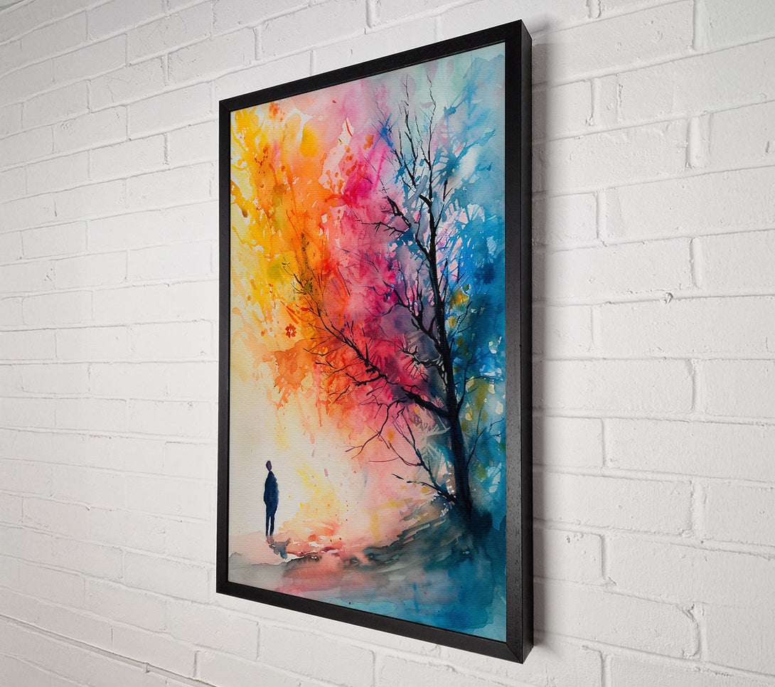  A Canvas Print of Blue Hues Of Hope Canvas Wall Art