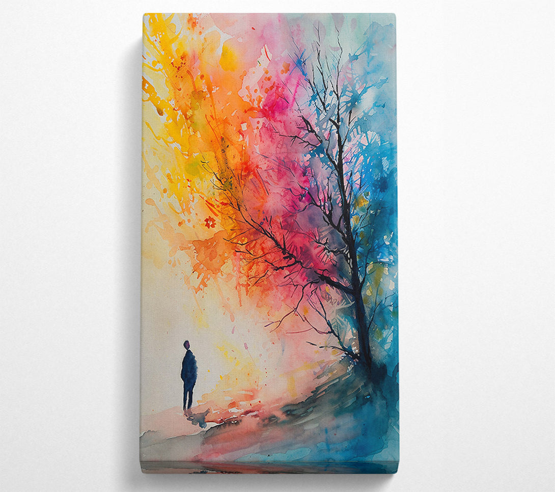 A Canvas Print of Blue Hues Of Hope Canvas Wall Art